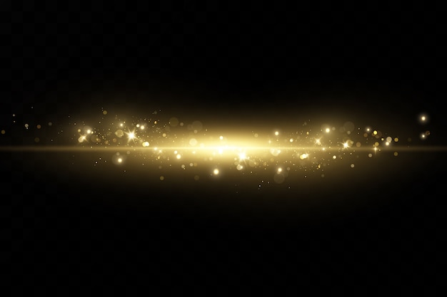 sparkling magical dust particles