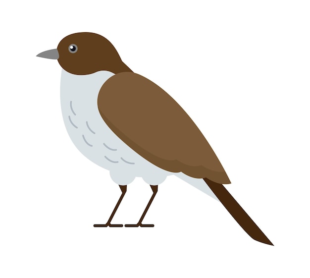 Sparrow Bird icon Vector illustration