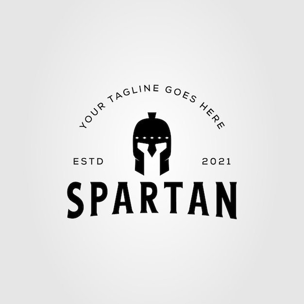 sparta roer of spartaans roer logo vector illustratie ontwerp