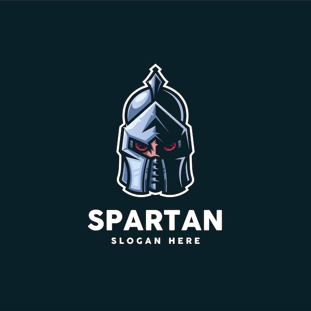 Vector spartaans esport-logo