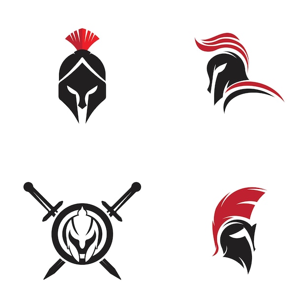 Spartaans helm vector pictogram illustratie ontwerp