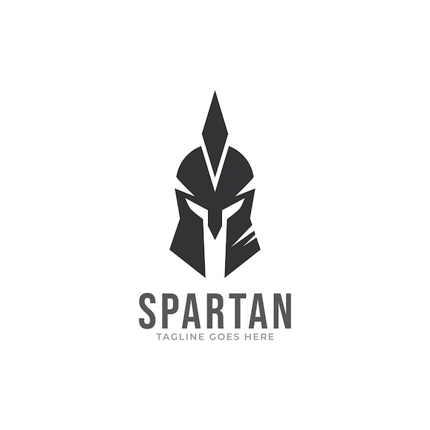 Vector spartaans logo vector sjabloon