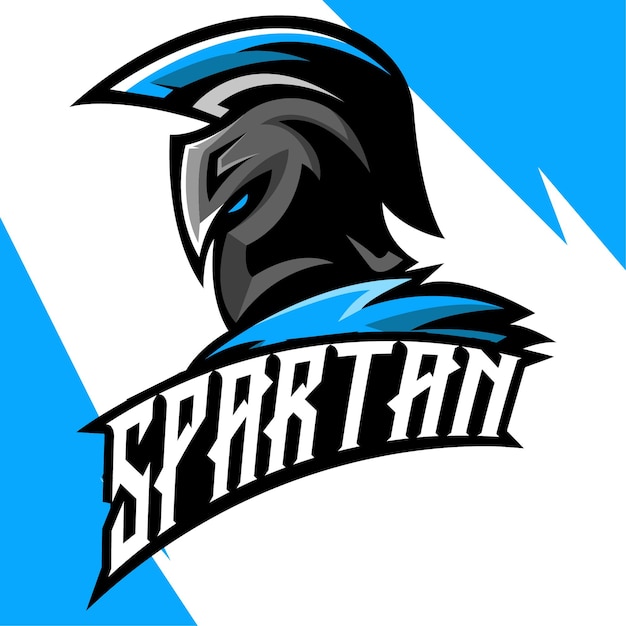 SPARTAANSE ESPORT MASCOT LOGO ILLUSTRATIE