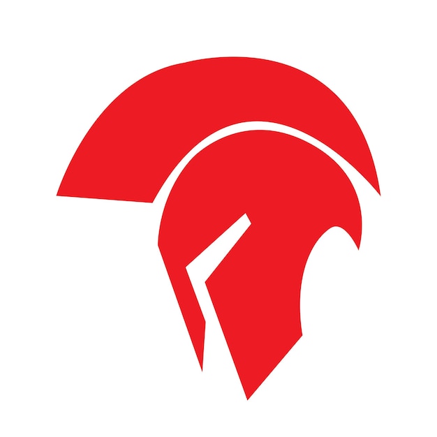 Vector spartaanse gladiator logo sjabloon