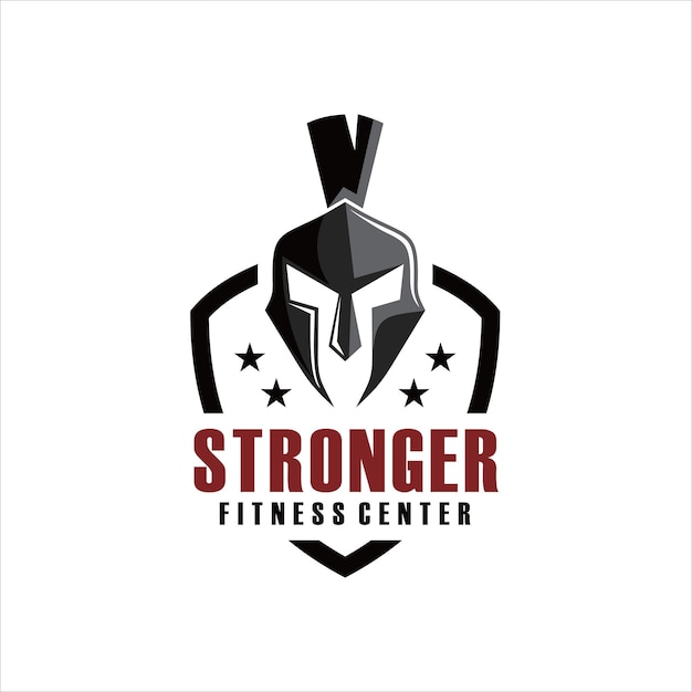 Spartan fitness and gym logo векторный логотип фитнеса бодибилдинг дизайн логотипа вдохновение