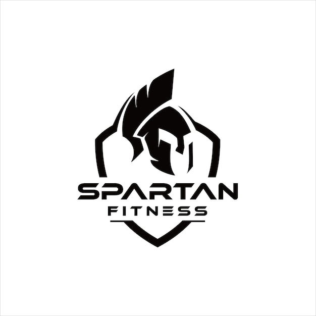 Spartan Fitness en Gym Logo Vector Fitness Logo Bodybuilding Logo ontwerp inspiratie