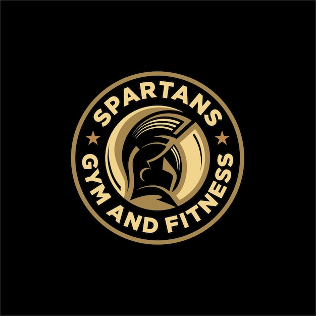 Spartan Fitness en Gym Logo Vector Fitness Logo Bodybuilding Logo ontwerp inspiratie