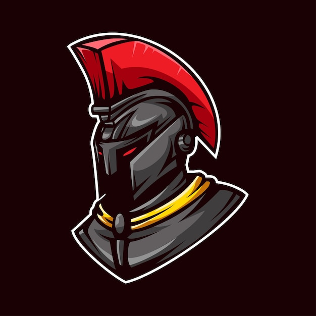 Spartan Head Mascot Illustration