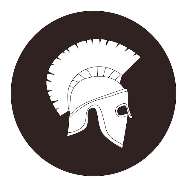 Spartan helmet icon