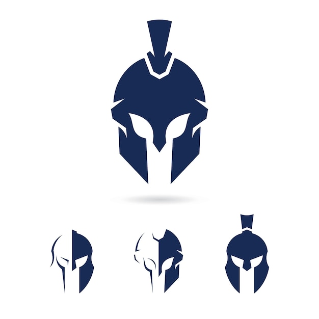 Spartan Helmet Logo design vector Spartan Logo template