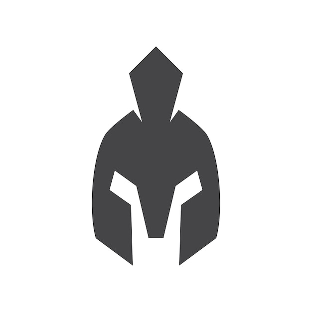 Vector spartan helmet logo