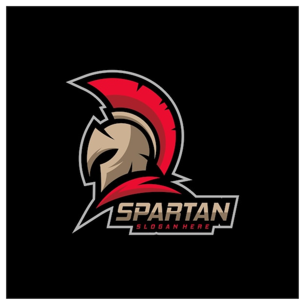Vector spartan logo template vector creative sparta logo vector spartan helmet logo