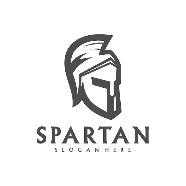 Spartan Logo Template Vector Creative Sparta Logo Vector Spartan Helmet Logo