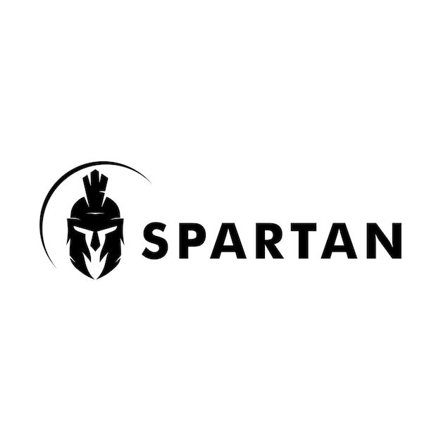 Vector spartan logo vector silhouette