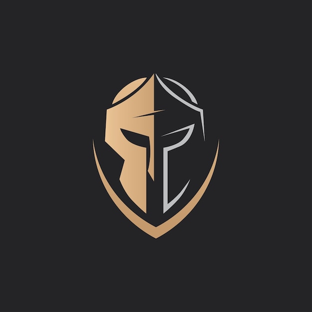 Vector spartan logo vector template