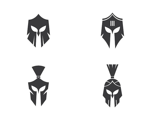 Vector spartan logo vector