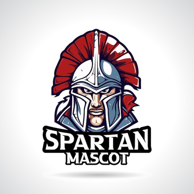 Spartan Mascot Logo Design Spartan Vector