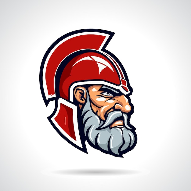 Spartan Mascot Logo Design Spartan Vector