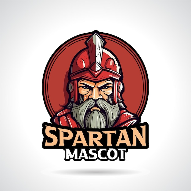 Spartan Mascot Logo Design Spartan Vector