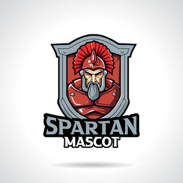 Spartan Mascot Logo Design Spartan Vector