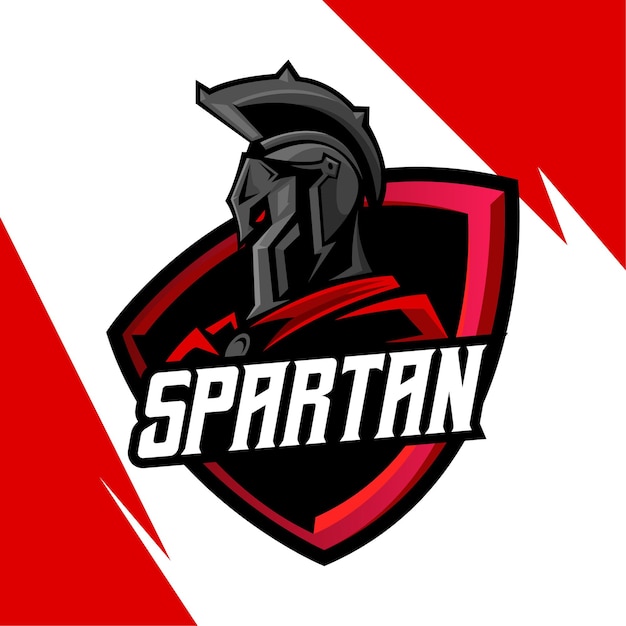 Illustrazione vettoriale del logo della mascotte spartana