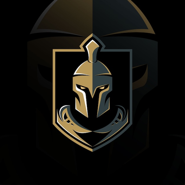 Spartan vintage logo design