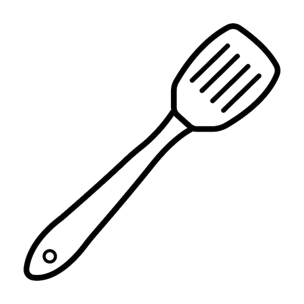 Spatula icon logo vector design template