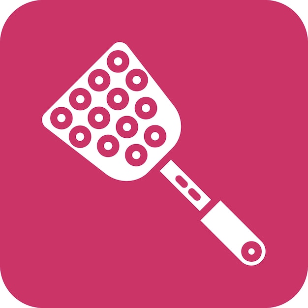 Vector spatula icon style