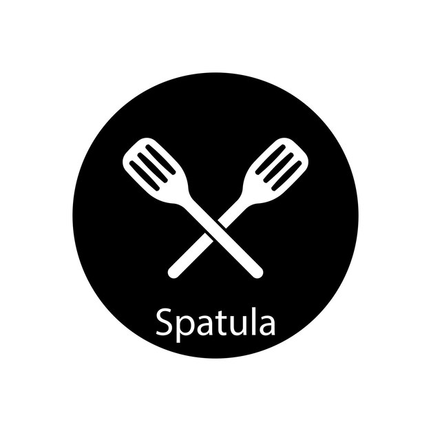 spatula icon vector template illustration logo design