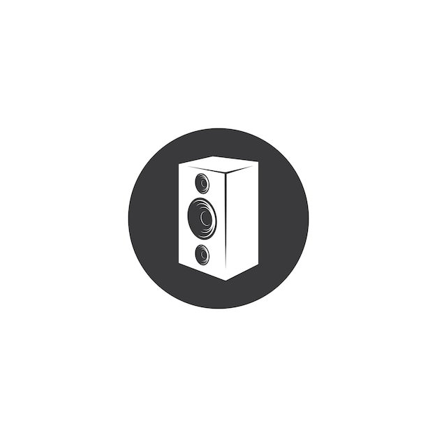 Speaker icon vector illustration design