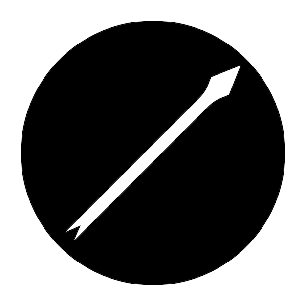 Spear icon vector