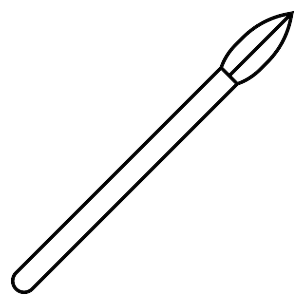 Spear icon vector