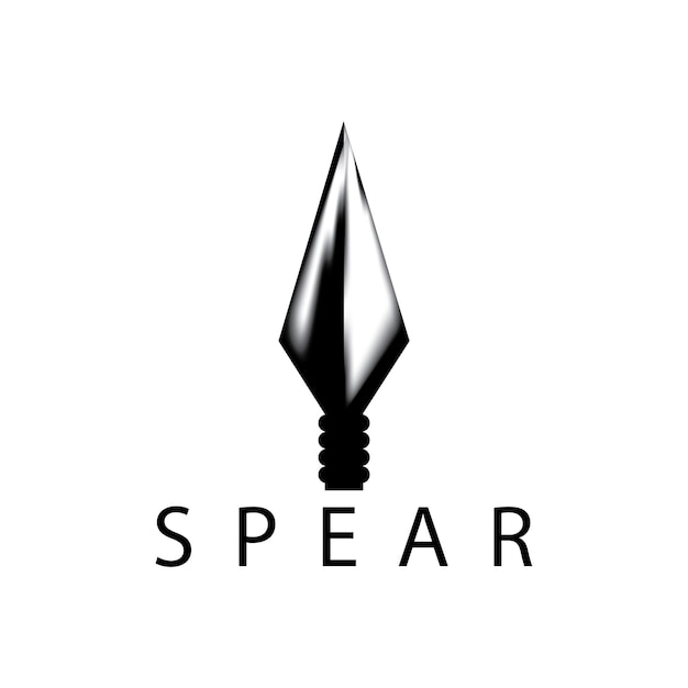 Vector spear logo icon vector illustration designhead spear logo vintage illustration design vector