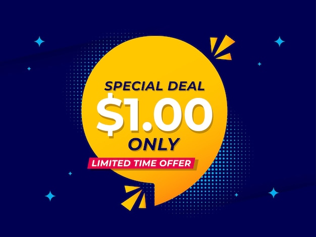 special deal banner template