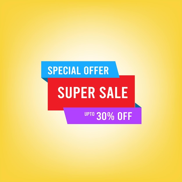 Special discount and super sale background design