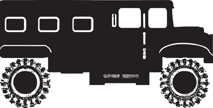 वेक्टर special forces vehicle emblem with elite team insignia and gear