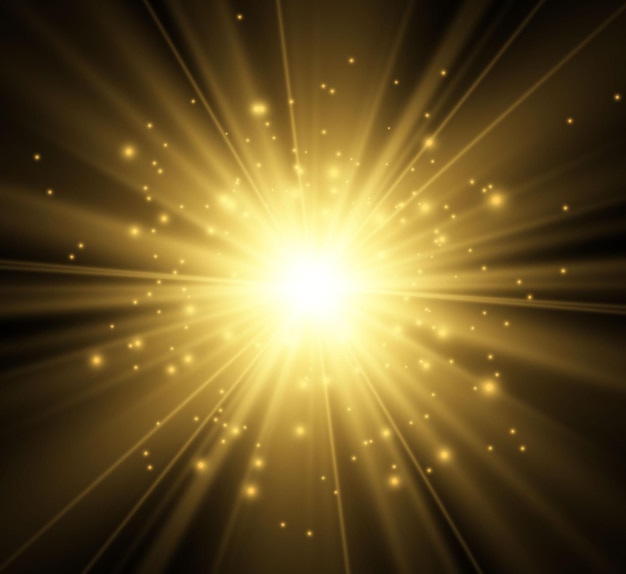special lens flash light effect the flash flashes rays and searchlight illustwhite glowing light