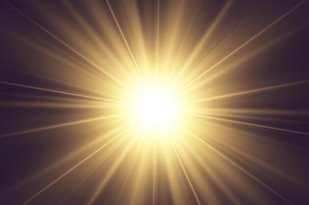 Световой эффект вспышки со специальной линзой вспышка мигает лучами и прожектором белый светящийся свет
