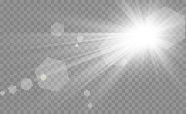 Effetto luce flash con lenti speciali