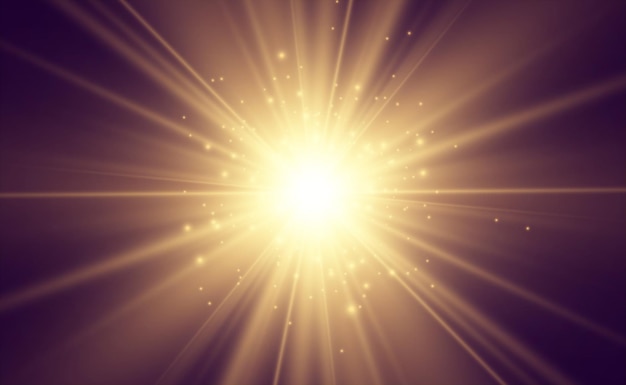 special lens flash light effect