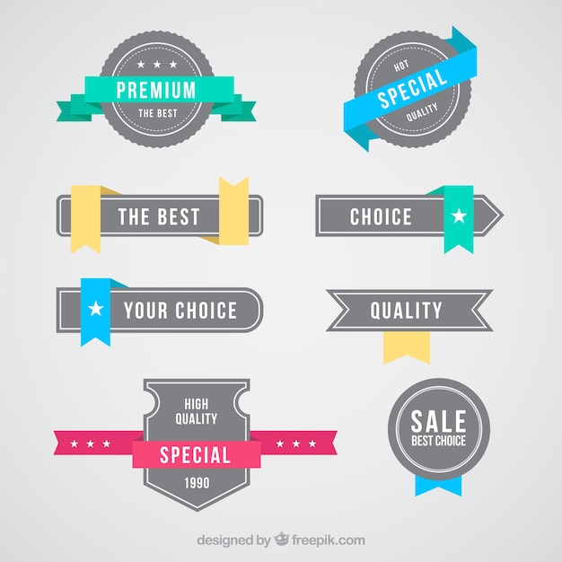 Vector special offer badges