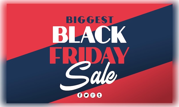 Special offer Black Friday Banner design