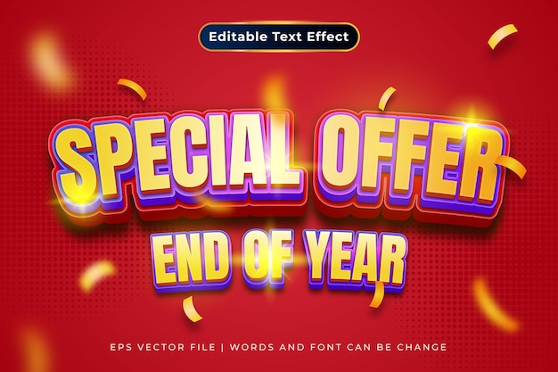 Vector special offer end of year