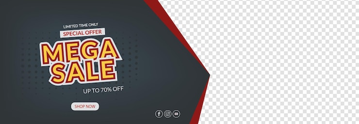 Вектор специальная оферта мега-продажа скидка векторный дизайн ограниченный срок продажи баннер