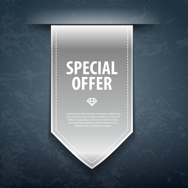 Special offer ribbon