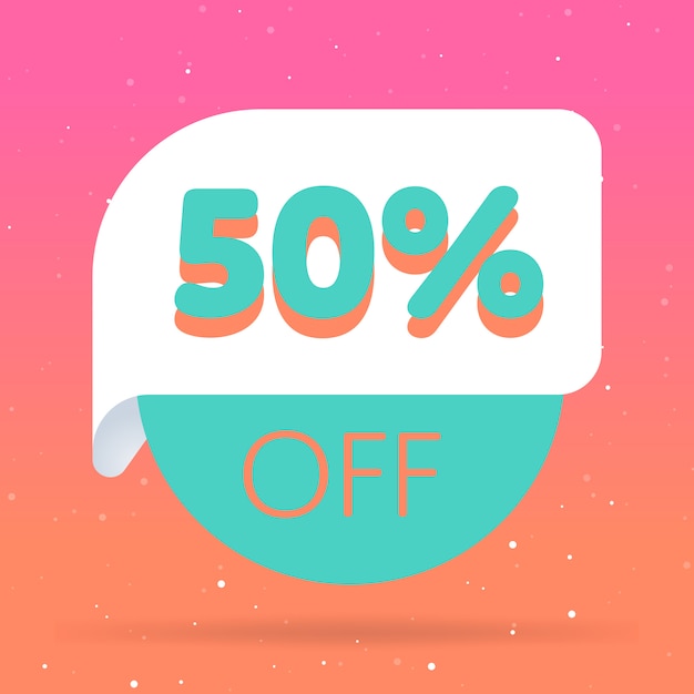 Vector special offer sale banner