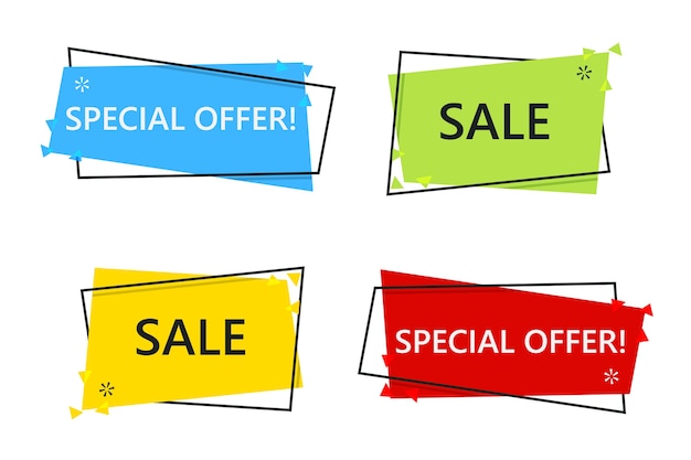 Special offer sale banner