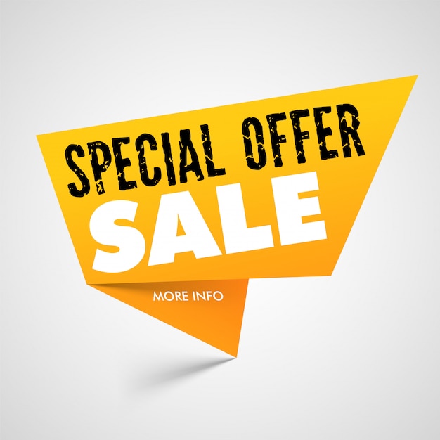 Special offer sale banner