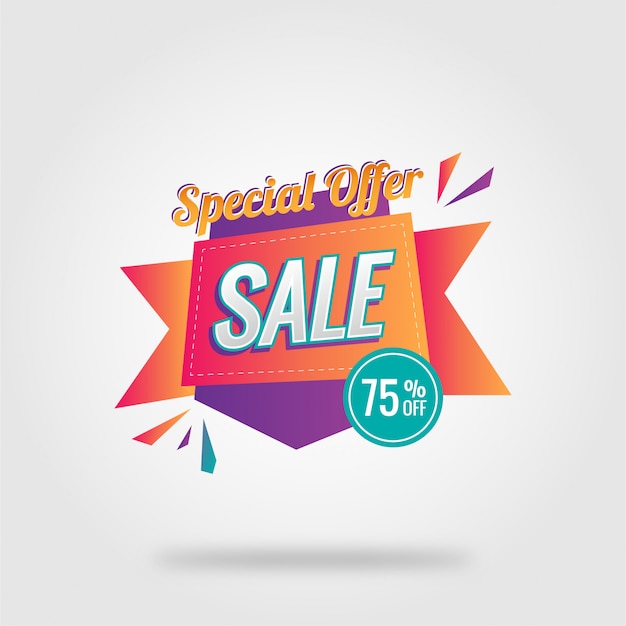 Special offer sale illustration