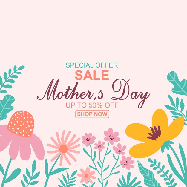 A special offer sale for mother's day